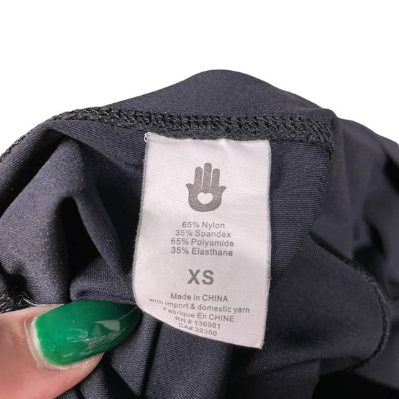 Spiritual Gangster Essential High Waist Rainbow Striped Leggings Black Size XS‎ - Picture 10 of 11